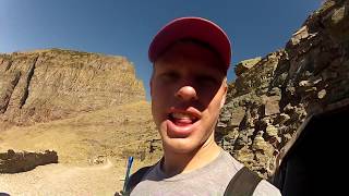 Hiking the Goat Trails in Glacier National Park  Ptarmigan Tunnel to Ahern Pass [upl. by Gerson]