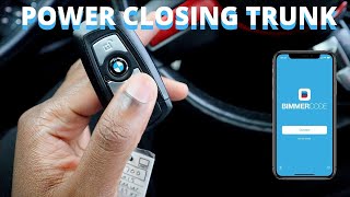 UNDERSTANDING THE BIMMERCODE POWER CLOSING TRUNK FEATURE [upl. by Mccully]