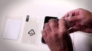 How To Install Belkin Screen Guard onto your iPhone 5 [upl. by Yatnohs709]