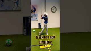 Dialing in my fairway wood on the trackman golf simulator worldclassgolf golfswing callawaygolf [upl. by Adelric]