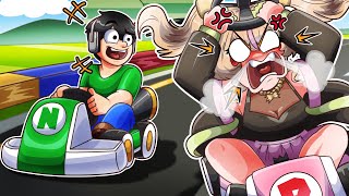 NOGLA MAKES ME RAGE IN MARIO KART [upl. by Adnik]