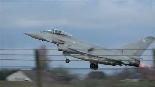 QRA launch at RAF Coningsby 8222 [upl. by Yoreel621]