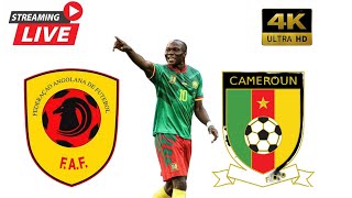 Angola vs Cameroon 4k HD  WORLD CUP QUALIFIERS CAF GROUP D 2026 WORLD CUP [upl. by Merth]