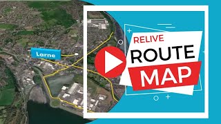 Antrim Coast Half Marathon Relive Route Map  One of the Fastest Half Harathon Courses in Europe [upl. by Aed]