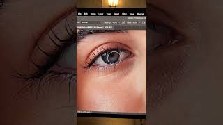 Make Eyes Sparkle in Photoshop Shorts [upl. by Bartholomeus]