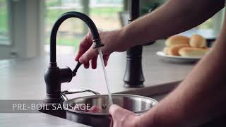 InSinkErator® Instant Hot Water Cooking Hacks [upl. by Broddie]