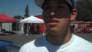 Brennan Newberry at Madera Speedway Spears SRL Southwest Tour race [upl. by Craven]