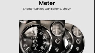 Meter Song  Shooter Kahlon  Guri Lahoria  Shevv [upl. by Suoivatram]