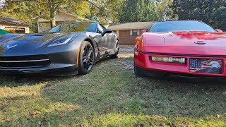 Comparing C4 and C7 corvettes [upl. by Ashwell]