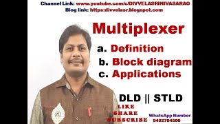 Multiplexer  Introduction to Multiplexers  MUX Basic  Applications of a Multiplexer  STLD  DLD [upl. by Anilac]