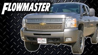 08 Silverado 2500HD Exhaust 60 Flowmaster 80 Series [upl. by Herwick789]