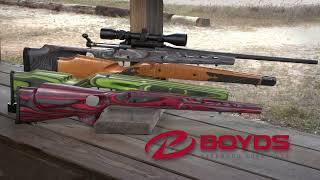 Boyds Hardwood Gunstocks  Better Performance Better Accuracy Better With Boyds [upl. by Coward]