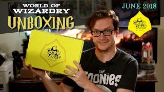 Geek Gear World of Wizardry Unboxing  June 2018  Hufflepuff [upl. by Haidedej]