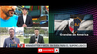 Dudas en River Kranevitter y Meza No jugarían el Superclásico [upl. by Aliban]