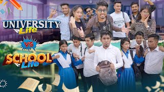 স্কুল লাইফ VS ইউনিভার্সিটি লাইফ  School Life VS University Life  Bangla Funny Video  Zan Zamin [upl. by Elora]