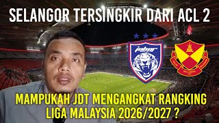 Selangor akhirnya tersingkir dari ACL 2 musim 20242025 Bagaimana dengan JDT [upl. by Crocker129]