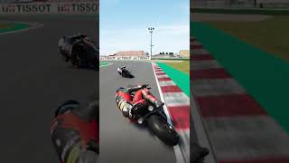 Last corner in misano 💨 wsbk sbk22 worldsbk ducati v4r misano racing [upl. by Wilmer770]