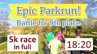 Parkrun UK  5K Race POV Video  Running A Sub 19 Minute 5K  Epic Virtual Run For Treadmill [upl. by Lacsap]