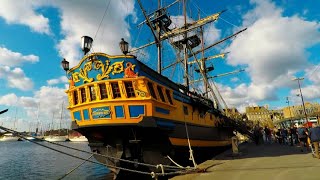 Streets of SaintMalo France GoPro 1080p [upl. by Norrehs]