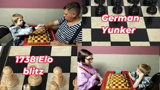 German Yunker Tweedledum 1738  Blitz x2  Yunker Chess amp CO [upl. by Harlow]