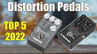 Distortion Pedals  Top 5 Best Distortion Pedals 2022 [upl. by Elem]