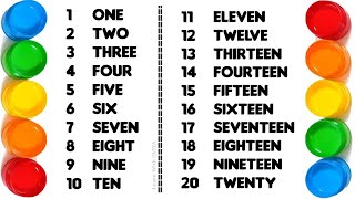 1 to 30 Spelling  One to Hundred Spelling Number names 1 to 30 Learn counting 1 to 30 [upl. by Blondie]