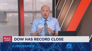 Jim Cramer talks the markets record day and the stocks that got it there [upl. by Atibat]