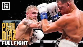 FULL FIGHT  Jake Paul vs Nate Diaz [upl. by Nosreme]