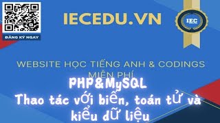 PHP01Thao tác với Toán tử biến và kiểu dữ liệu trong PHP [upl. by Cavuoto]