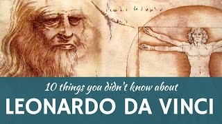 LEONARDO da Vinci 10 fun facts amp presentation of best inventions [upl. by Ardnuas521]