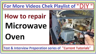 Magnetron repair in hindi  Electrical microwave oven [upl. by Jeanne]