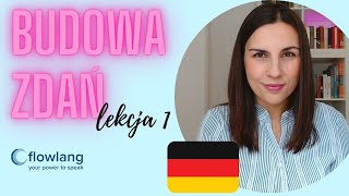 Budowa zdań w języku niemieckim SZYK PROSTY i PRZESTAWNY wytłumaczony od podstaw [upl. by Ainer818]