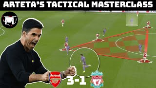 How Arteta Dominated Klopp  Tactical Analysis  Arsenal 31 Liverpool [upl. by Janik]