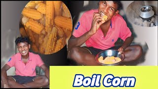 Corn On The Cob  Mukbang amp Recipe  Eat Boiled Glutinous Corn  Eating Sounds [upl. by Odawa]