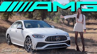 201HP Per Liter w F1 Tech  2023 Mercedes C43 AMG Review [upl. by Lacee33]