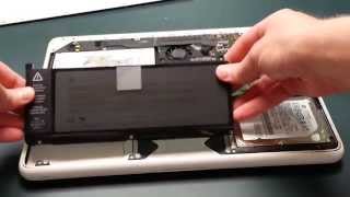 Apple MacBook A1342 Battery Replacement Guide Unibody [upl. by Hauser]