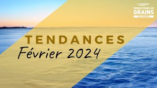 Tendances des prix du marché des grains  Février 2024 [upl. by Gnus]