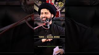 Social Work  Maulana Arif Shah Kazmi  inshallah mashallah social work socialwork shorts [upl. by Purity]