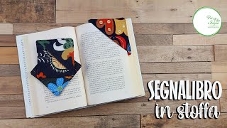 Tutorial  Segnalibro in stoffa 🌺 [upl. by Notecnirp278]