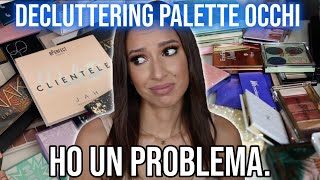 DECLUTTERING 2021 PALETTE OCCHI MASCARA BROWS E GLITTER [upl. by Giacinta]