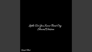 Little Do You Know Beat Cry Slowed Version [upl. by Dagny]