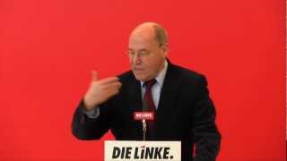 Gregor Gysi DIE LINKE quotLeiharbeit überwinden um aus prekärer Beschäftigung heraus zu kommenquot [upl. by Kikelia]