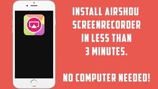 Install AirShou Without Jailbreak Or Computer iOS 103x  Complete Guide [upl. by Atilemrac]