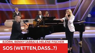 Björn Benny ABBA Helene Fischer  SOS Wetten dass [upl. by Chalmer]