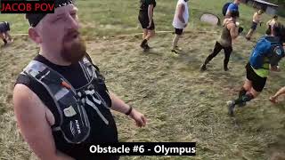 2024 West Virginia Spartan Beast  ALL OBSTACLES [upl. by Elleinad718]