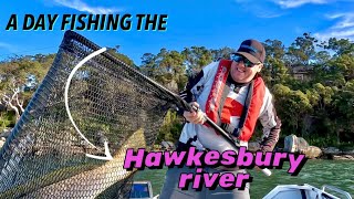 Taking on the Hawkesbury River  in search of jewfishmulloway on lures [upl. by Ledairam712]