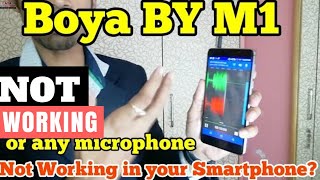 Mobile Trick  Boya BY M1 Microphone is not working in your phone How to use external Mic [upl. by Ubald299]