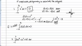 Symmetry in Integration [upl. by Ecnar]