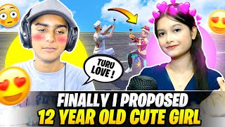 Finally I Proposed 10 Years Old Cute Girl Youtuber 💞😂  But I Scammed Her 🤣🔥  Free Fire Max [upl. by Mcnully574]