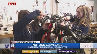 Motogo Cleveland helps build confidence as students build motorcycles [upl. by Eigriv584]